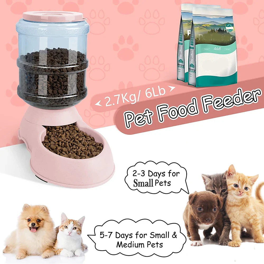 Automatic Water Dispenser Large Capacity Pet Feeder Small Dog