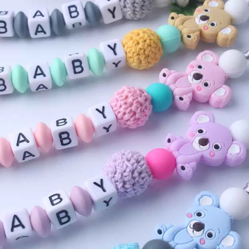 Custom Personalized Name Pacifier Chain for Baby