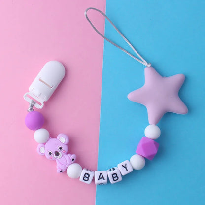 Custom Personalized Name Pacifier Chain for Baby